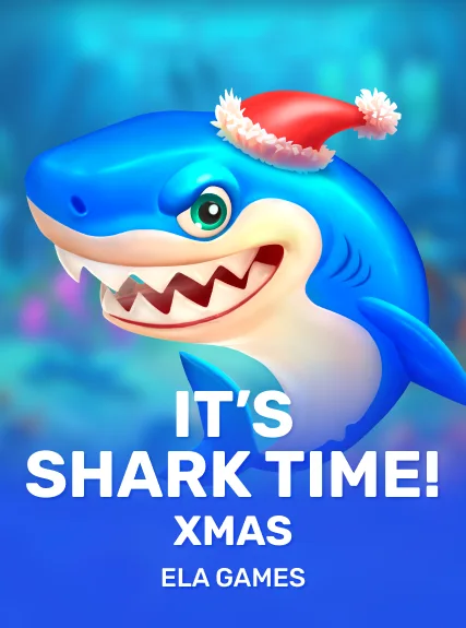 It's Shark Time! Xmas game tile